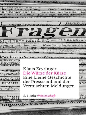 cover image of Die Würze der Kürze